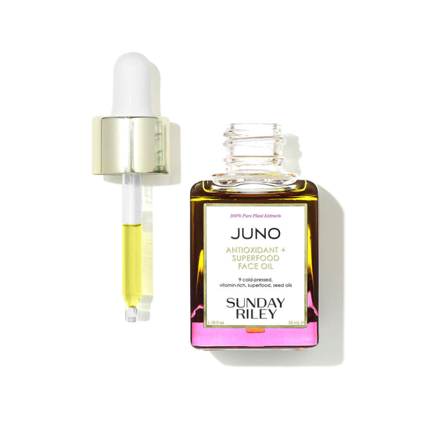 Juno Face Oil Antioxidant Skin Care Oil Sunday Riley Oh My Cream